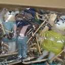 Fanfanwin 6 Pcs Christmas Tree Bear Ornaments 5.91" Skiing Bear Felt Hanging Animal Ornaments Winter Holiday Christmas Tree Gift Home Decoration