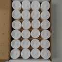 Homemory 48-Pack Novelty Flickering Flameless Tea Lights Candles, 200+Hours Battery-Operated LED Fake Candles for Wedding Table Centerpieces,Proposal,Anniversary, White Base, 1.5''  H1.3''