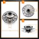 Primary & Secondary Clutch with Puller Tool, Compatible with 2016-2022 Polaris RZR 900/RZR S 900/RZR 4 900/RZR 900 XC/RZR S4 900