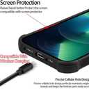 KANGHAR Case Compatible with iPhone 14 Pro Max,Black Leopard Design,Tire Texture Non-Slip +Shockproof Rugged TPU Protective Case for iPhone 14 Pro Max 6.7 Inch (2022) Leopard Pattern