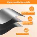 58" Heavy Duty Waterproof Grill Cover for Outdoor Gas & Charcoal Grills, Rip-Resistant Windproof BBQ Grill Cover with Adjustable Straps, UV Protection for Patio Lawn & Garden, 420D
