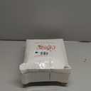 Sattiyrch Faux Fur Christmas Tree Skirt 59",White Xmas Decorations for 10ft-12ft Christmas Tree (White, 59in)