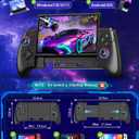 Fasceote Wireless Switch Controller for Nintendo Switch/OLED/Switch 2, Rechargeable Pro Controllers with 15 Lights Color, Retractable One-piece Handheld Control with Hall Effect Joysticks,Turbo, Dual Vibration
