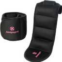 Ankle Weights, Wrist & Leg Weights for Women Men – Weighted Wristbands & Foot Weight | Comfortable Fixed Weight Set (4 lbs Pair), Soft Breathable Fabric, Ideal for Walking, Workout-black