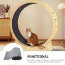 IMIKEYA Cat Wheel Replacement Pads - Soft Carpet for Cat Treadmill Wheel - Replacement Mat for Indoor Cats to Enhance Exercise and Training Experience