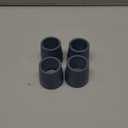 Top Glides Steel-Reinforced Walker Glide Tips (Gray, 1 1/8")