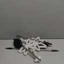 Rossesay 2 Pcs Solar Christmas Garden Stake Lights Waterproof Bethlehem Star Landscape Solar Pathway Lights for Outside Stakes Xmas Neon Yard Stakes for House