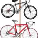 RAD Cycle Woody Bike Stand Bicycle Rack Storage or Display Holds Two Bicycles and is Constructed of Stylish Hard Wood, 75"D x 8"W x 3"H