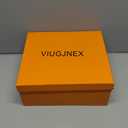 VIUGJNEX Knee High Boots Women Fold Over Boots Pointed Toe Stiletto Heel Long Shark Tall Boots with Zipper (9, White Pu)