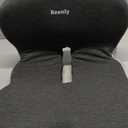 Seat Cushion for Truck Driver, Trucker Seat Cushion, Memory Foam L-Shaped Integrated Car Cushions, Ergonomic Car Cushion for Big People with Back Support (Mix-Black)