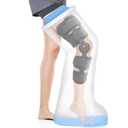 Waterproof Extra Wide Full Leg Cast Cover for Shower with Non-Slip Bottom, Extra Large Watertight Leg Cast Protector for Thigh Foot Ankle Surgery Wounds, Knee Immobilizer/Brace, Walking Boots,Reusable