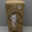 Aodisman 3-Step Dog Ramp and Stairs for Sofa and Chair - Non-Slip Sturdy Pet Steps for Small Dogs and Cats,15.7" H,Grey