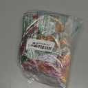 LOVENSPIRE Set of 4 Mini Idol Mala, Satin Ribbon & Plastic Bead, Diwali Hanging Ornament, Reusable Garland for Photo Frame God Shringar, 4.5 Inches