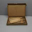 Bamboo Cutting Board for Kitchen Meal Prep & Serving, 3-Piece Wooden Set with Juice Grooves, Side Handles, Non-Slip Mats  Ideal for Meat, Veggies, Fruit  Ideal Gift for the Home (Carbonized brown)