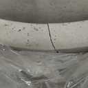 Kante 19.9",15.7",11.8" Dia Round Concrete Planter Set of 3, Outdoor/Indoor Large Bowl Plant Pots with Drainage Hole and Rubber Plug for Garden Patio Balcony Home, Weathered Concrete