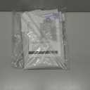 LazBlinds 100% Blackout Door Curtain, No Tools No Drill Cordless Blinds for Windows, Thermal Insulated UV Protection Privacy Window Curtains for French Door Front Door(26''W x 68''H, White, 1 Panel)