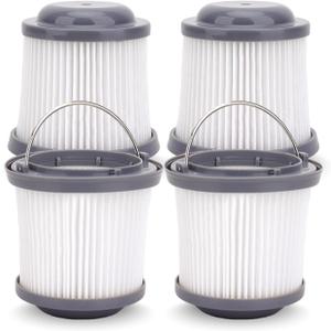 PVF110 Replacement Filters for Black and Decker Handheld Pivot Vacuums PHV1810 PHV1410 PHV1210 BDH2000PL BDH2020FLFH BDH2020 FLBDH1620FLFH, Compare to Part # 90552433-4Pack