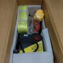 VEVOR Electric Hoist, 1320 lbs 120V Electric Winch with 328 ft Wireless & 14 ft Wired Remote Control, 40 ft Single Cable Lifting Height, Single/Double Slings, Lift Hoist for Garage Warehouse Factory