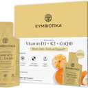 CYMBIOTIKA Liposomal Vitamin D3 + K2 + CoQ10 for Bone, Heart & Immune