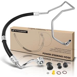 A-Premium Power Steering Pressure Hose Line Assembly | Compatible with Hyundai Genesis Coupe 2013-2014, L4 2.0L, Turbocharged, Pump To Rack
