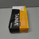 OKIAAS Black/Pink Vinyl Disposable Gloves Latex Free, Food Grade, 5 mil, Cooking, Cleaning, Hair Dye, 50/100/200/1000 Count