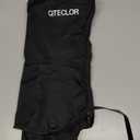 Leg Gaiters Waterproof Snow Boot Gaiters for Snowshoeing, Hiking, Hunting, Running, Motorcycle Anti-Tear Oxford Fabric, TPU Instep Belt Metal Shoelace Hook Adjustable top Buckle Strap for (Black, XL)