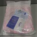 Ruffled Toddler Blanket Ruffle Comforter for Baby Toddler Girls, Soft Cozy Cute Quilted Blanket Breathable Microfiber Comfortable Down Alternative Small Size Quilt with Ruffle - 39"x 47" Pink