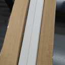 REDCAMP 34" Square Folding Card Table with Resin Top, Portable Fold in Half Small Card Tables with Collapsible Legs for Adults Indoor Outdoor Use, White