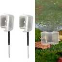 2pc Sprinkler Splash Shield for Lawns, Underground Sprinkler Guard (15in)