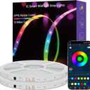 Smart IC RGB Strip Lights, 100FT LED Lights Multiple Colors on One Line, App+Remote Control, Timing, Multimodal, Music Sync, Color Changing Lights for Bedroom, Party Home Decor