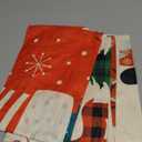 Zhanmai 4 Pieces Christmas Apron for Women Men Adjustable Christmas Kitchen Baking Apron Bib Aprons for Xmas Party Gift