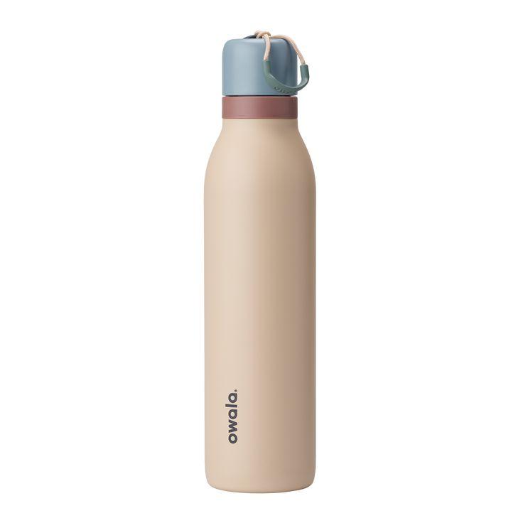 Owala FreeSip Twist Insulated Stainless Steel Water Bottle with Straw for Sports and Travel, BPA-Free, 24-oz, Pastel