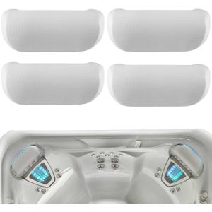 4-Pack 77228 1411501 Spa Neck Pillow Replacement for 2014-Current Hot Spring Highlife Collection Series Hot Tub, Cool Grey Spa Headrest