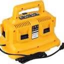 DCB104 6 Port Charger Replace for DeWalt 20V Battery Charger Station Compatible with Dewalt 20V/60V Battery DCB200 DCB201 DCB203 DCB204 DCB206 DCB181 DCB180 DCB606 DCB612 DCB609