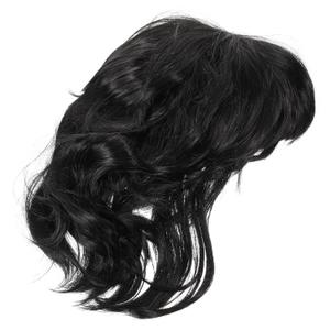 FRCOLOR Synthetic Black Wig Short for Women Cosplay Wig Women's Short Hair Extensions Natural Look Wig for Teen Girls