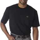 Wrangler Men's Short Sleeve Pocket T-Shirt (X-Large, Black)