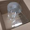 YUCHENGTECH Raffle Ticket Spinner with Handle Acrylic Raffle Drum Clear Raffle Ticket Drum with 2 Keys for Raffle Balls Holds Up 2,000 Tickets