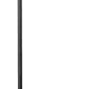 Ambimall 60" Floor Lamps for Living Room with 3 Color Temperatures, Standing Lamp Tall with Adjustable Linen Shade, Tall Lamps for Living Room Bedroom Office Classroom Dorm Room(9W Bulb Included) (Beige & Black)