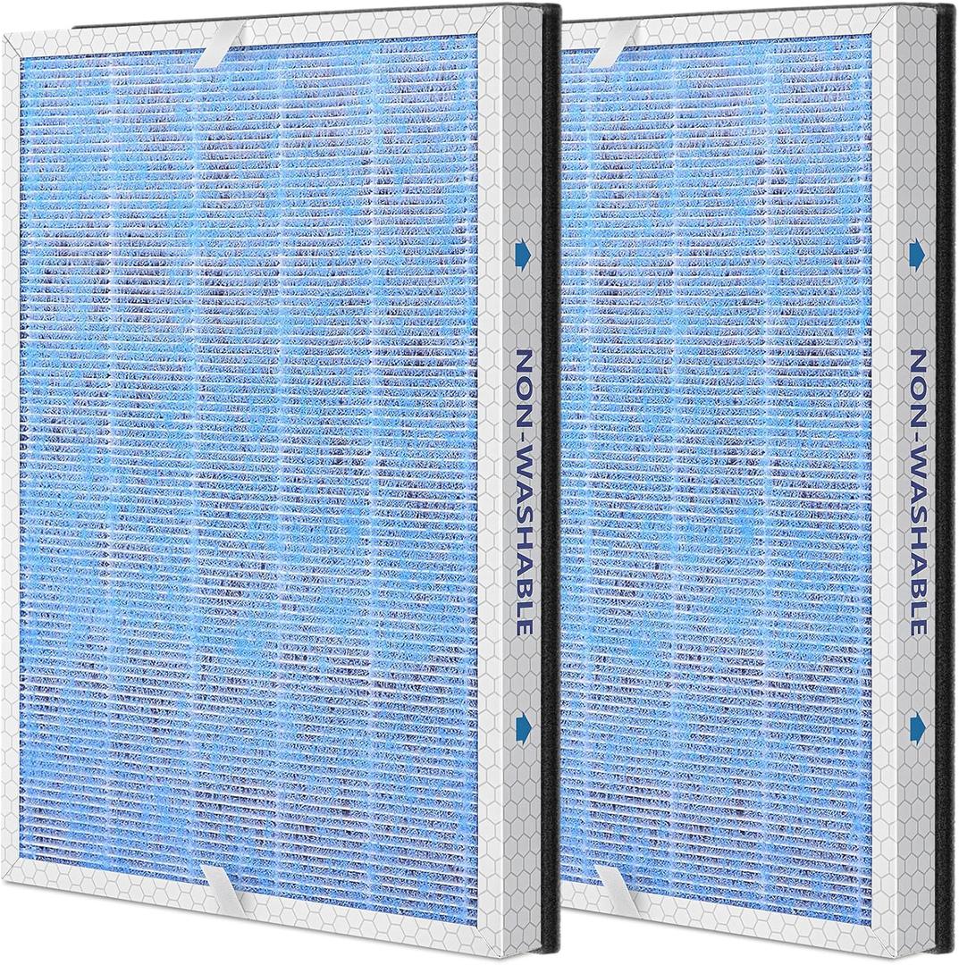 MSA3 Replacement Filter, Compatible with Membrane Solutions MSA3/MSA3S Air Purifier,Upgraded3-in-1 Filter, 2-Pack - Standard Version