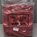 Epakh 48 Pcs Reusable Gift Bag with Handle Reusable Gold Grocery Tote Gift Bag Bulk Non Woven Glossy Bridesmaid Tote for Wedding Christmas Baby Shower Birthday Party(Red)