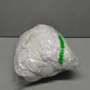 FAUNNA 100% Cotton Twin Size 800TC Fitted Sheet, Deep Pocket Bed Sheet Fits Up to 15 Inch Mattress, Soft Comfort and Breathable, Durable Long Lasting Bottom Sheet, White