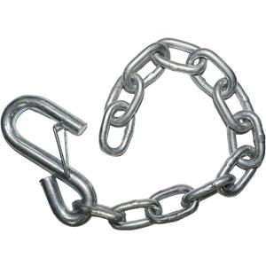 QPQ 15-Inch Boat Trailer Safety Chain With Hooks, Secure Towing Trailer Accessory Replacement Part with,Boat Safety Equipment