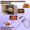 Oven Meat Probe DG32-00013A Length: 26 inches Food-Grade Silicone Cord | Stainless Steel Probe Material for Oven Meat Temperature Detection