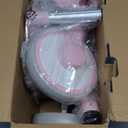 SEREED Colorful Lighting Toddler Tricycle for 2-5 Years Old Girls, Adjustable Seat&Handlebar Trike, Removable Basket, Birthday Gift Idea for Kids Ages 2+ (Pink)