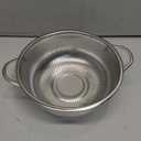 Stainless Steel Colander, 3-Quart Micro-Perforated Metal Colander Strainer with Handle for Kitchen/Draining Pasta/Rinsing Vegetables Fruits,Dishwasher Safe - 8.8 Inches