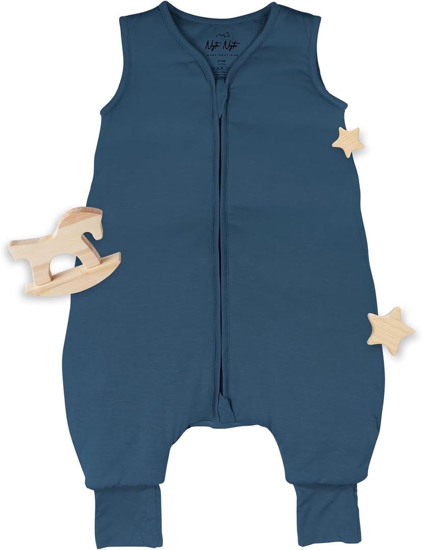 Nyte Nyte Baby - Sleeveless Soft Baby & Toddler Sleeping Sack, Breathable with Adjustable Feet Cuffs & Anti-Slip Grip (18-36, Waterloo)