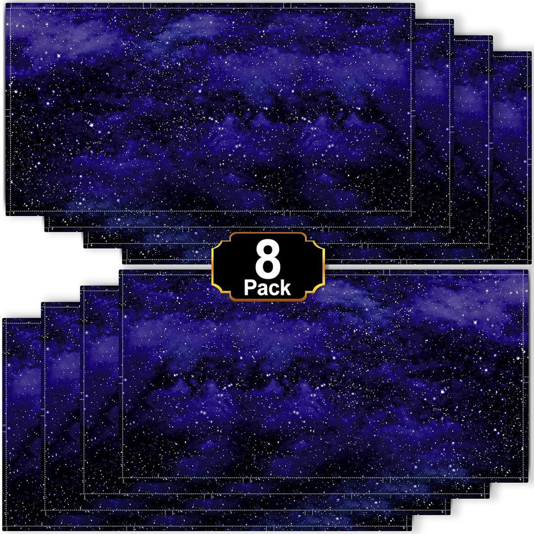 Aheroi 8Pcs Fluorescent Light Covers for Ceiling Lights, 4 x 2 Feet Magnetic Classroom Light Covers Light Filters, Ceiling Light Shade Drop Ceiling Light Cover(Starry Sky Style)