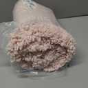 Disolla Small Bathroom Rug 17x24 Non Slip Pink Fluffy Bath Mat for Bathroom Floor Washable Plush Luxury Bath Rug for Tub Soft Shaggy Absorbent Shower Mat