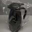 70 Oz Insulated Thermal Coffee Carafe Stainless Steel Double Walled Vacuum Coffee Thermos, Hot Water, Tea, Hot Beverage Dispenser, Keep 24 Hour Heat Retention/12 Hour Cold Retention (Black, 2L)