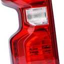 Tail Light Compatible With 2019-2024 Chevy Silverado 1500 2500HD 3500HD Halogen Type Left Driver Side Replace Part Number 84554656